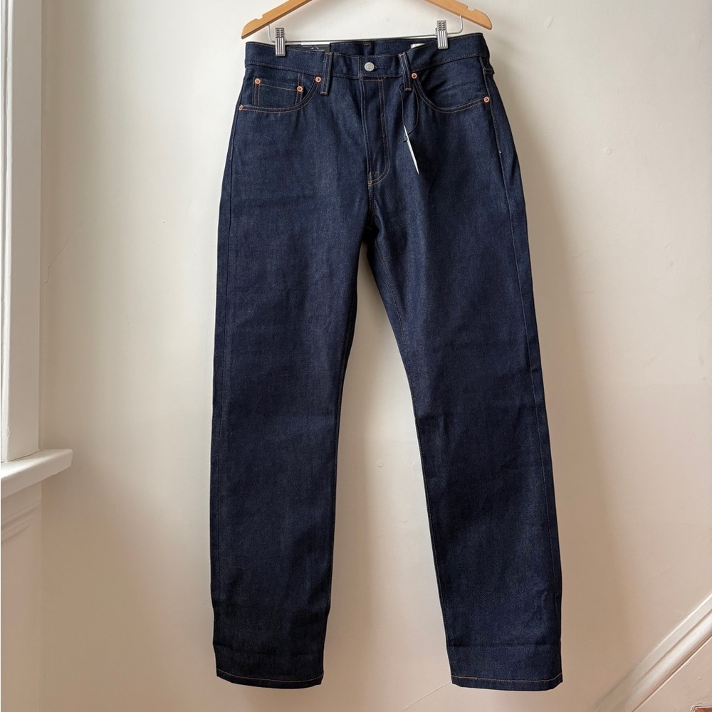 NWT Levis's 501® Selvedge Dark Wash Jeans - Picture 10 of 15